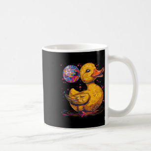 Mug Rubber Duck Disco Ball Art Dancing Rubber Duck