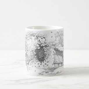 Mug Ruches vintages d'abeille