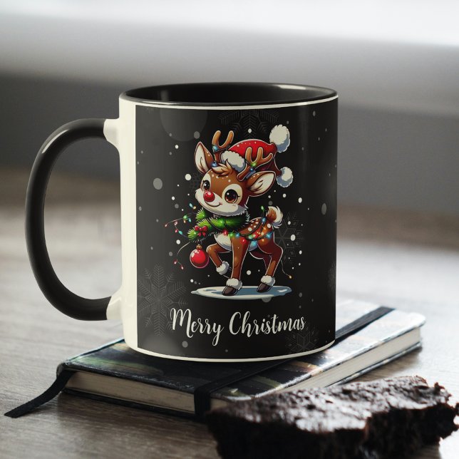 Mug Rudolph Le Nez Rouge Noël (Créateur téléchargé)