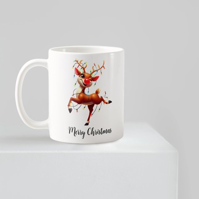 Mug Rudolph Le Nez Rouge Noël (Créateur téléchargé)