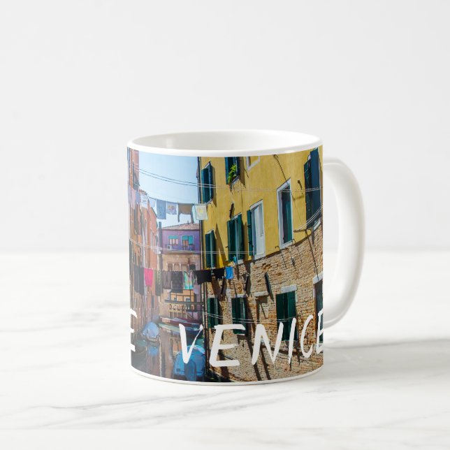 Mug Rue à Venise avec lave-linge Italie (Devant droit)