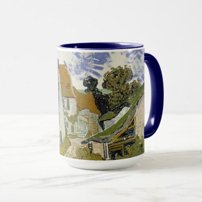 Mug Rue d'Auvers-sur-Oise par Vincent van Gogh (Devant droit)
