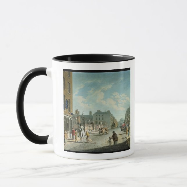 Mug Rue de collier de serrage avec l'échange royal, (Gauche)