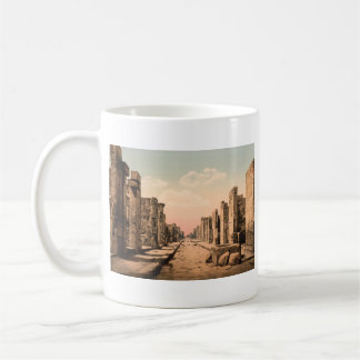 Mug Rue de Fortuna, Pompeii, Campanie, Italie