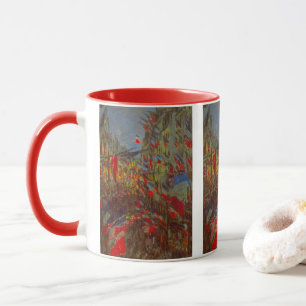 Mug Rue Montorgueil avec drapeaux de Claude Monet