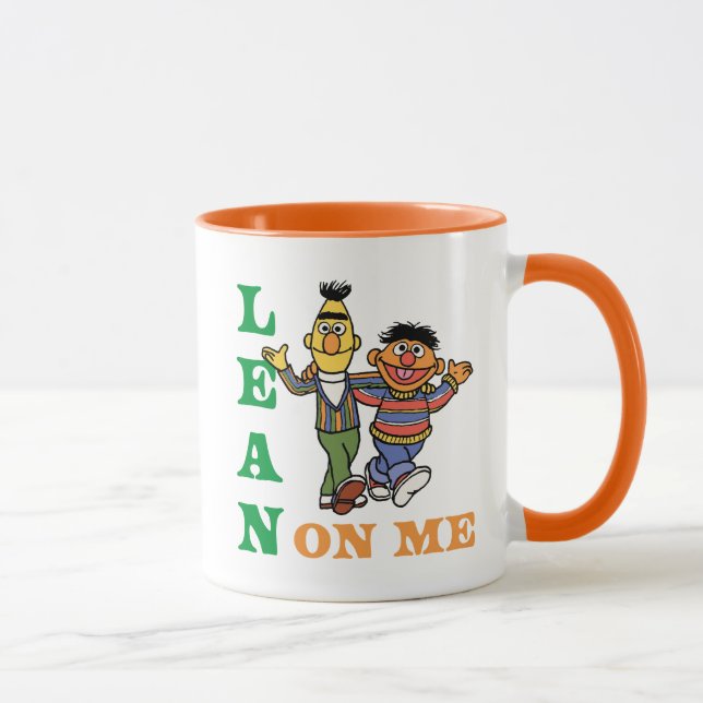 Mug Rue Sésame | Bert & Ernie Lean sur moi (Droite)