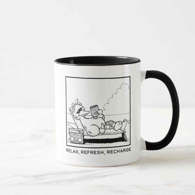 Mug Rue Sésame | Big Bird Relax Refresh Recharge (Droite)