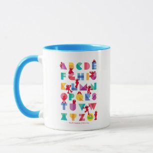 Mug Rue Sésame Elmo Alphabet