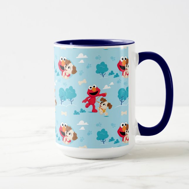 Mug Rue Sésame | Elmo & Tango Motif (Droite)