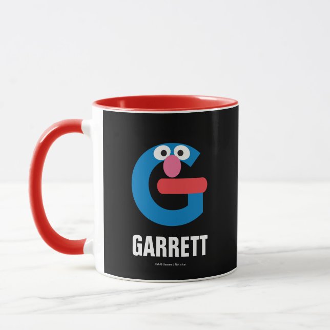 Mug Rue Sésame | G est pour Grover (Gauche)