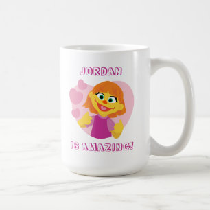 Mug Rue Sésame Julia Coeur rose