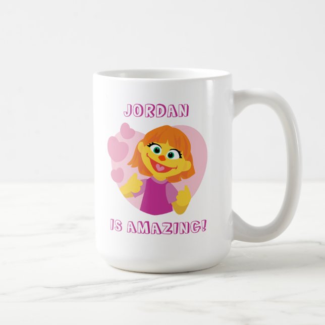 Mug Rue Sésame | Julia Cœur Rose (Droite)