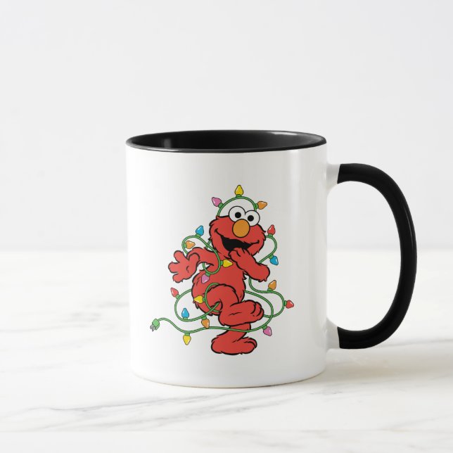 Mug Rue Sésame | Lumières de Noël Elmo (Droite)