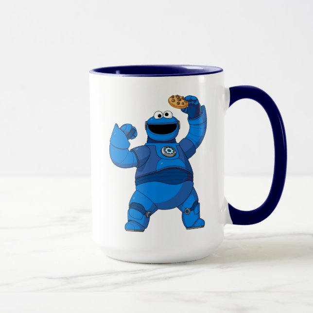 Mug Rue Sésame | Méca Builders Cookie Monster (Droite)