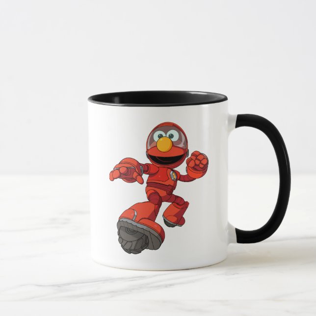 Mug Rue Sésame | Méca Builders Elmo En Action (Droite)