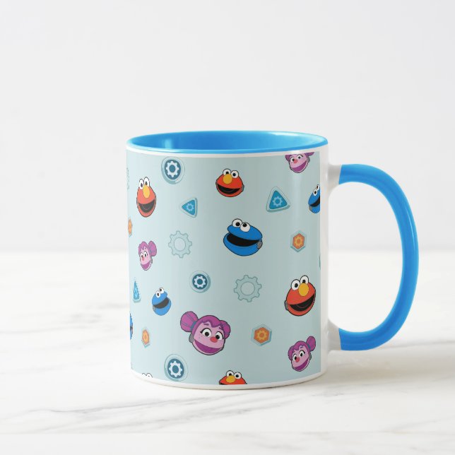 Mug Rue Sésame | Méca Builders Face Motif (Droite)