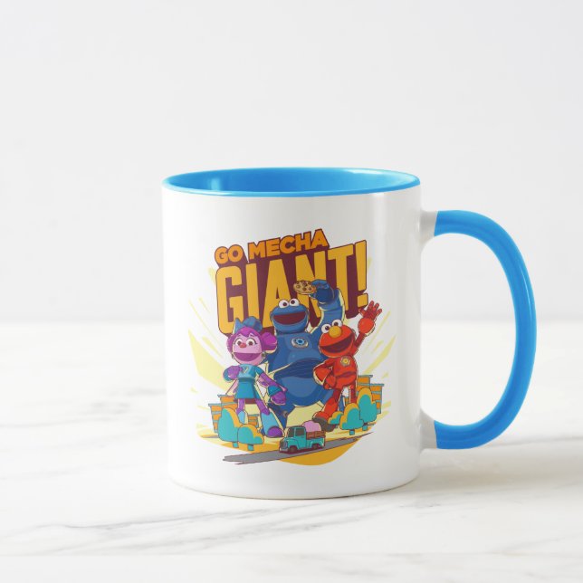 Mug Rue Sésame | Méca Builders Go Mecha Giant! (Droite)