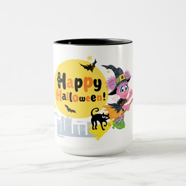 Mug Rue Sésame | Motif d'Halloween (Centre)