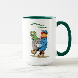 Mug Rue Sésame Oscar & Bruno l'éboueur
