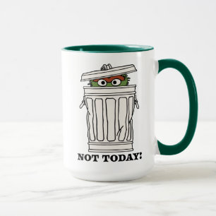 Mug Rue Sésame   Oscar le Grouch Pas aujourd'hui!