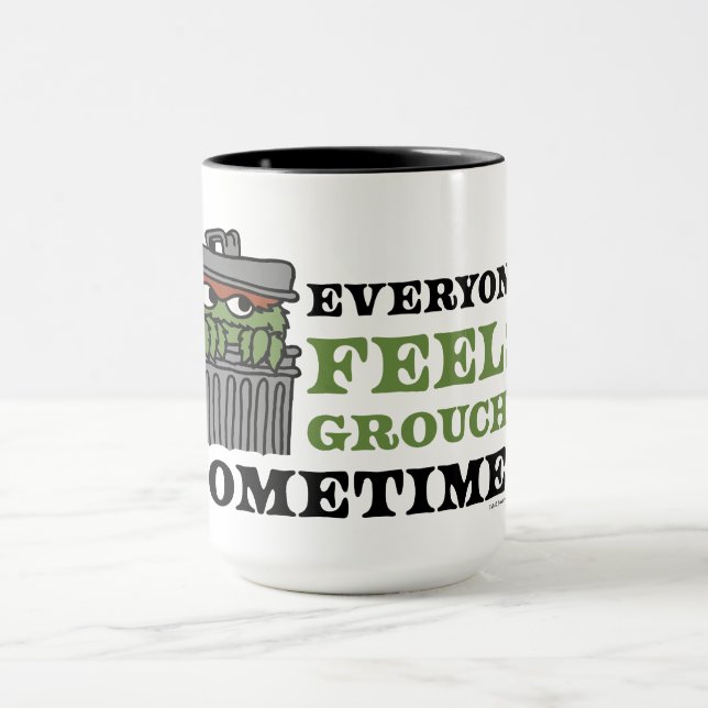 Mug Rue Sésame | Oscar le Grouch se sent Grouch (Centre)