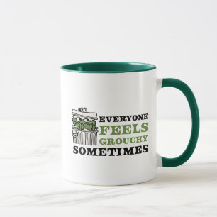 Mug Rue Sésame   Oscar le Grouch se sent Grouch