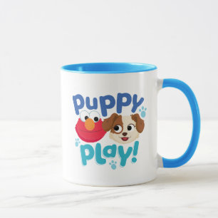 Mug Rue Sésame Puppy Play Elmo & Tango