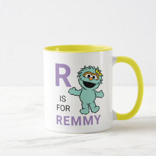 Mug Rue Sésame R est pour Rosita Ajouter Votre Nom