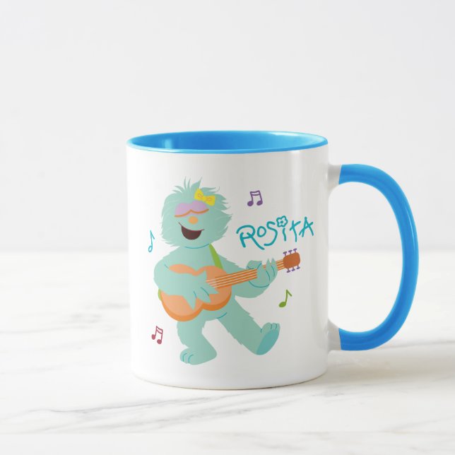 Mug Rue Sésame | Rosita Jouer de la guitare (Droite)