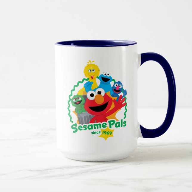 Mug Rue Sésame | Sesame Pals depuis 1969 (Droite)