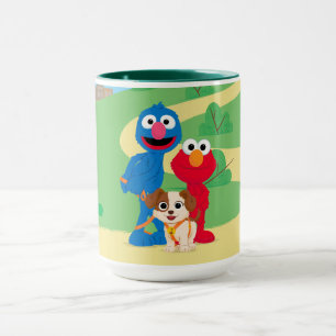 Mug Rue Sésame Tango Avec Grover & Elmo