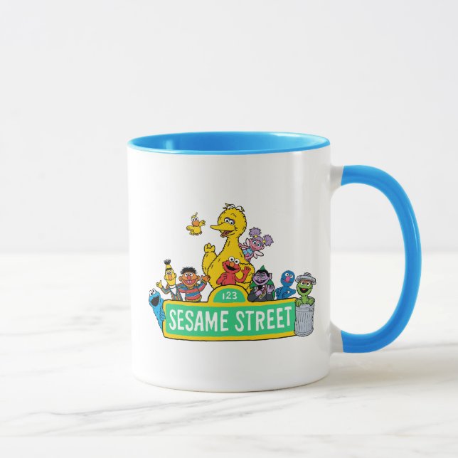 Mug Rue Sésame | Tout autour de l'enseigne de la rue S (Droite)