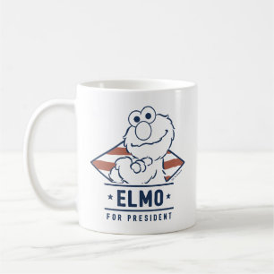 Mug Rue Sésame   Vintage Elmo à la présidence