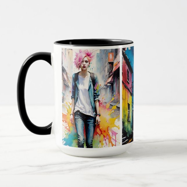 Mug Rues De Couleur (Gauche)