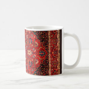 Mug Rug perse rouge de Mashhad