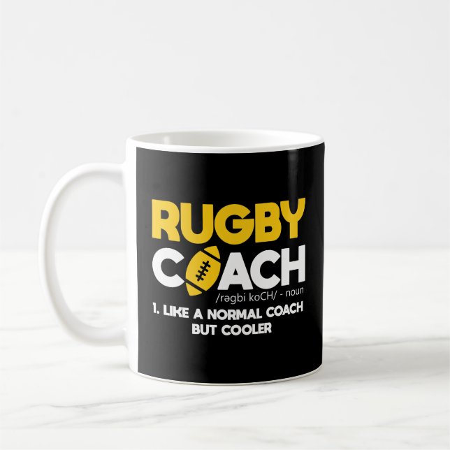 Mug Rugby Coach Definition (Gauche)
