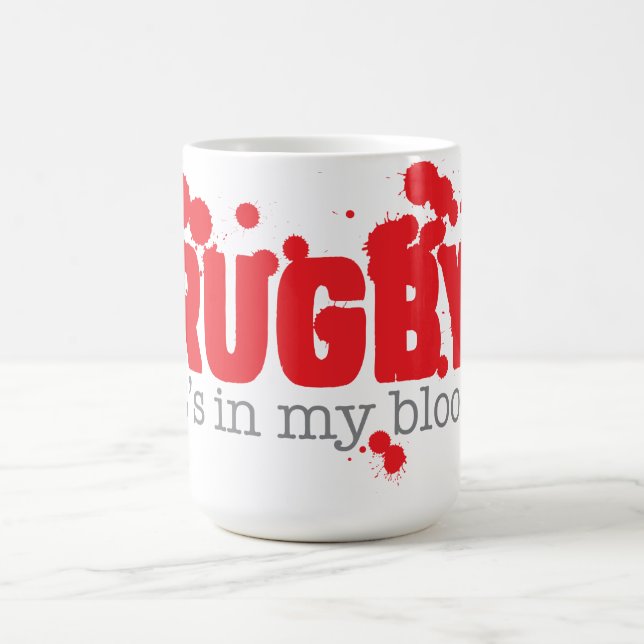 Mug RUGBY - il est dans mon sang (Centre)