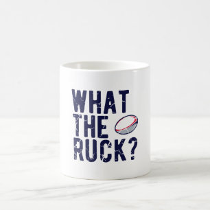 Mug Rugby Pun What the Ruck Rugby Players Gift