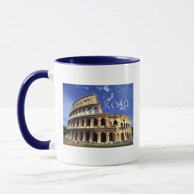 Mug Ruines célèbres du Colisée | Rome Italie (Gauche)