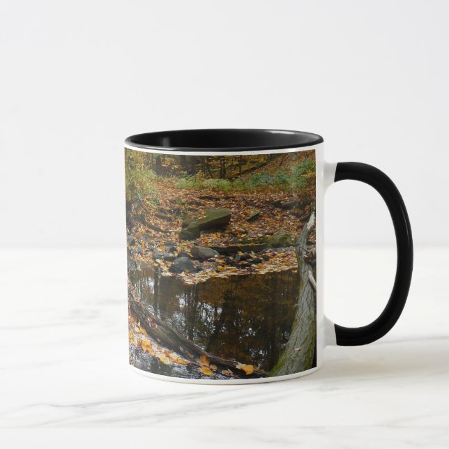 Mug Ruisseau de Fall avec reflet au parc Laurel Hill (Droite)