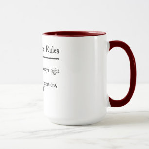 Mug Rules de capitaine
