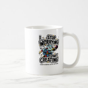 Mug Ruminage Excessif Ne Résout Rien Autocollant