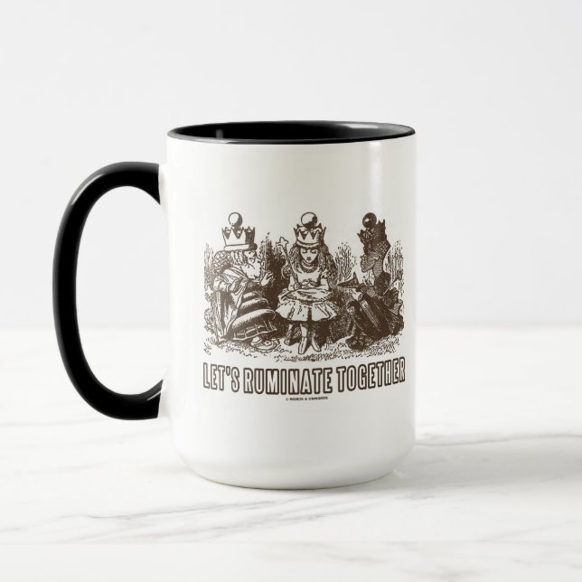 Mug Ruminons ensemble (Alice Red White Queens) (Gauche)