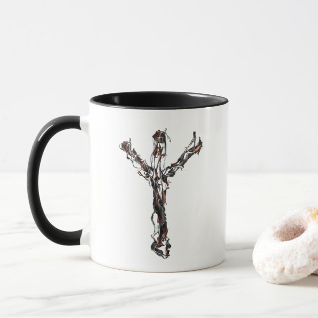 MUG * RUNE - ALGIZ * (Avec donut)