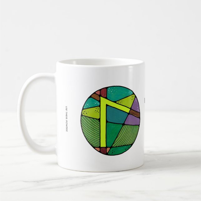 Mug Rune Art Nouveau Laguz - LIFE! (Gauche)