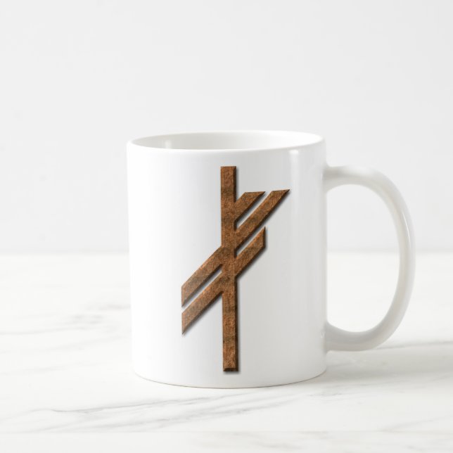 Mug Rune viking - chance - rouille (Droite)