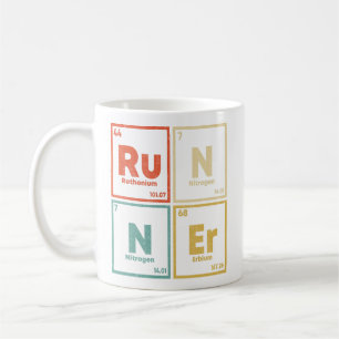 Mug Runner Table Périodique Marathon Runners Science