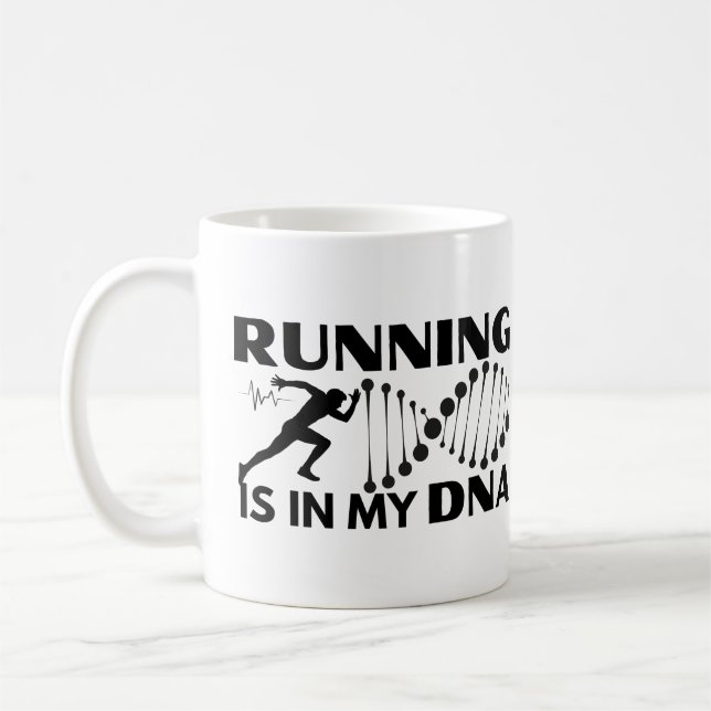 Mug Running Est Dans Mon ADN (Gauche)