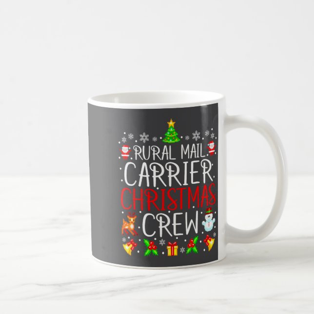 Mug Rural Mail Carrier Christmas Crew Matching Xmas Ma (Droite)