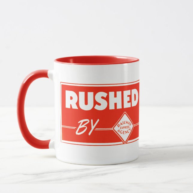 Mug Rushed By Railway Express Agency (Gauche)